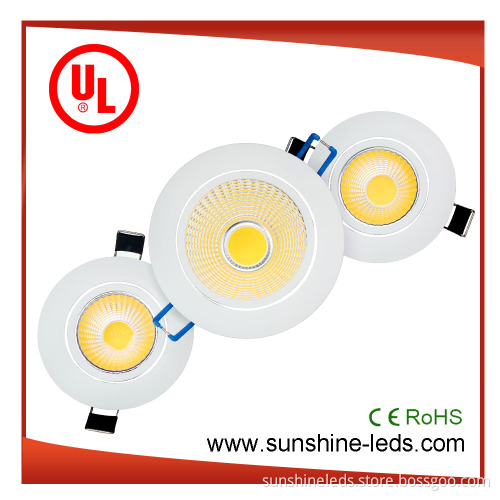 Multi Color Surface Mounted/Recessed COB LED Ceiling/Downlight